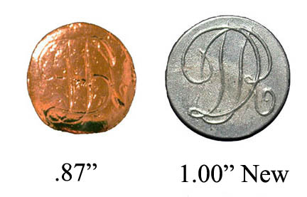 Delaware Regiment c.1776-1783 button